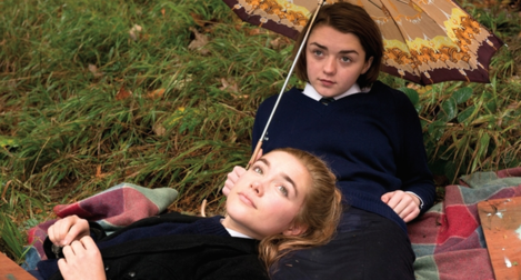 Maisie Williams with Florence Pugh in Carol Morley's The Falling